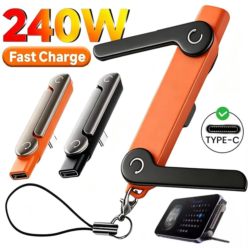Fast Charging Cable - حامل شحن هاتف مسطح من نوع