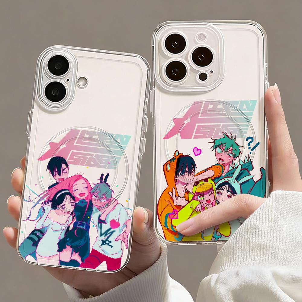 Phone Case Clear - جراب هاتف أنيمي A-Alien Stage شفاف