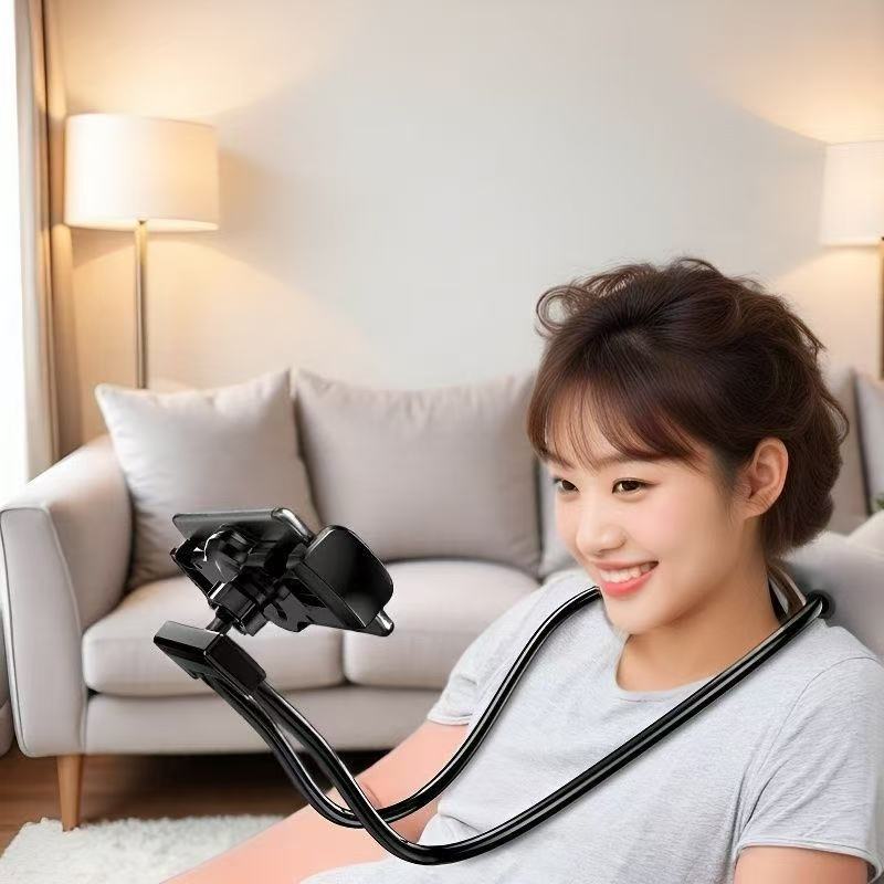 Neck Hanging Phone Holder - حامل هاتف محمول مرن للتعليق حول