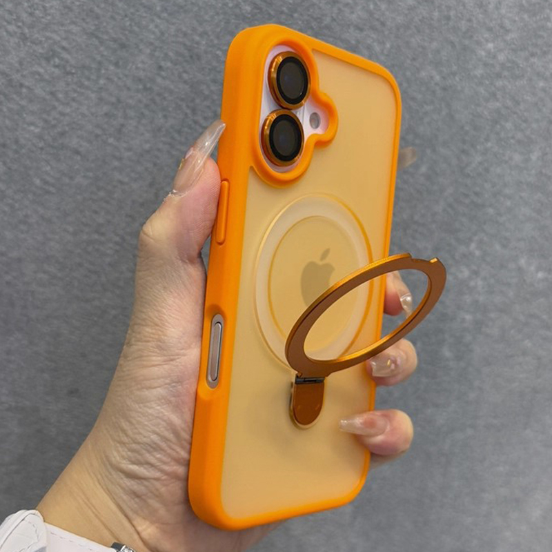 Phone Accessories Ring - جراب هاتف زجاجي غير لامع مع