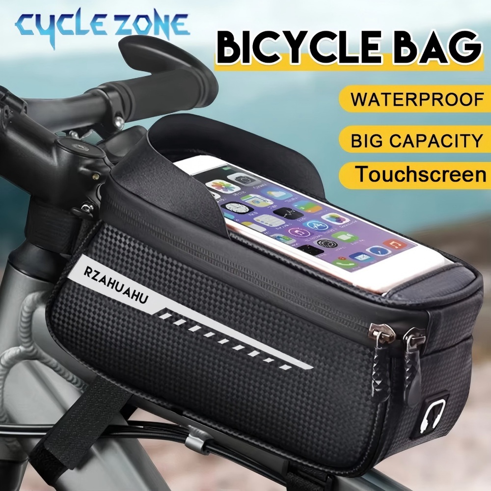 Phone Zone Accessories & Repair Photos - حقيبة أمامية للدراجة، حقيبة أنبوبية أمامية