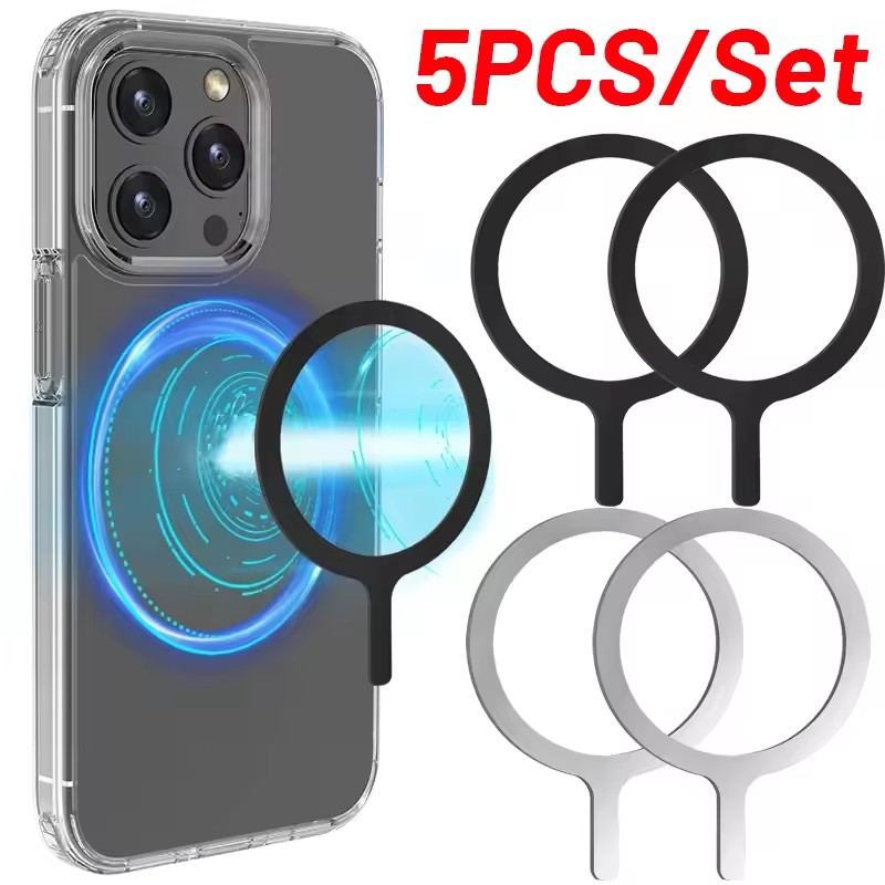 Phone Accessories Ring - 5-1 قطعة حلقة لاصقة لشحن ماج