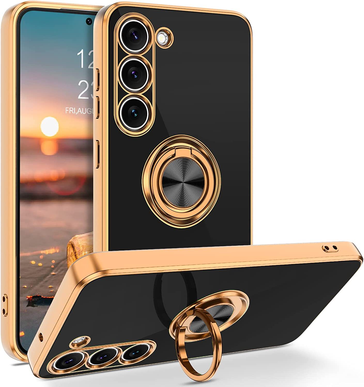 Phone Accessories Ring - طلاء مغناطيسي فاخر 360 ° حلقة