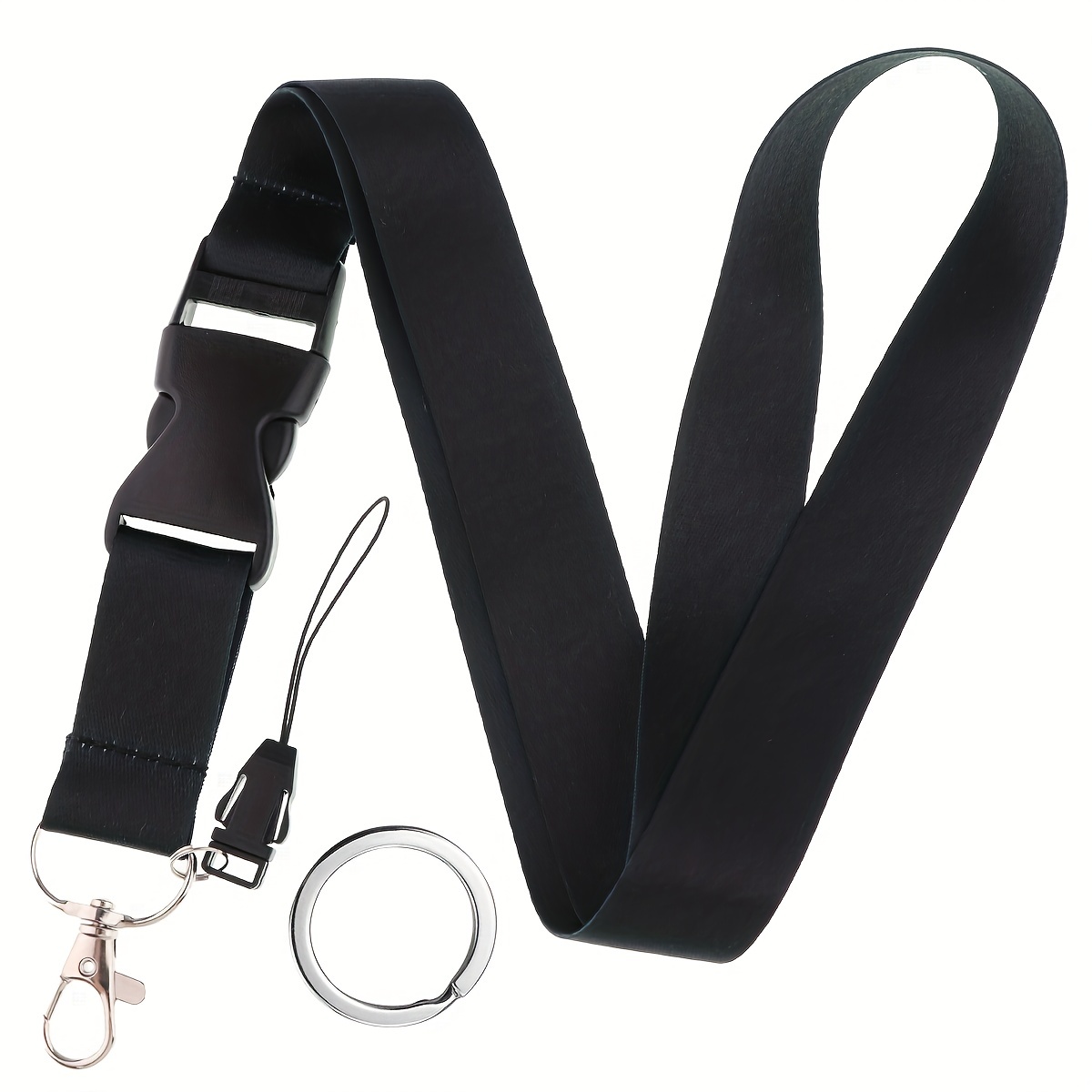 Neck Hanging Phone Holder - الهاتف المحمول الحبل موضة الأسود الرقبة
