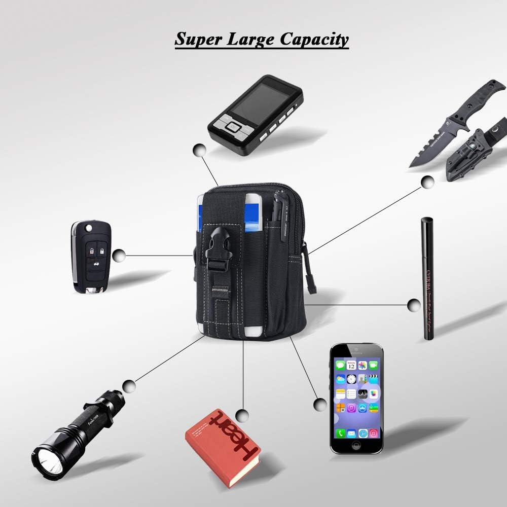 حقيبة خصر تكتيكية عسكرية من نو - مراجعة Phone Accessories Are وسعره