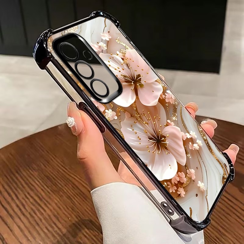 غطاء هاتف شفاف مزخرف بالزهور و - مراجعة Phone Case Clear وسعره