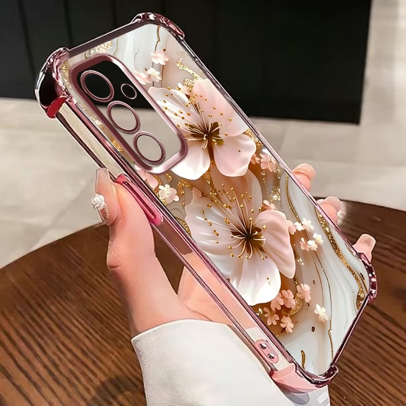 غطاء هاتف شفاف مزخرف بالزهور و - مراجعة Phone Case Clear وسعره