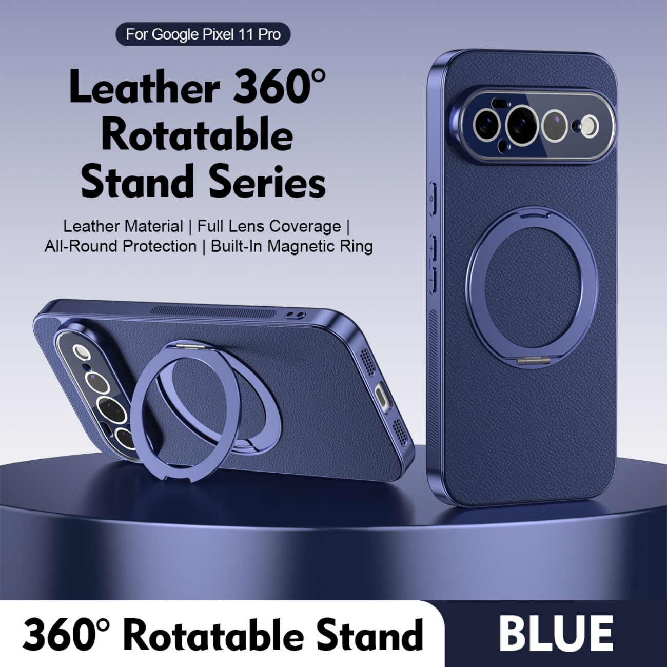 حامل حلقي لحافظة هاتف جلدية مغ - مراجعة Phone Kickstand Ring وسعره