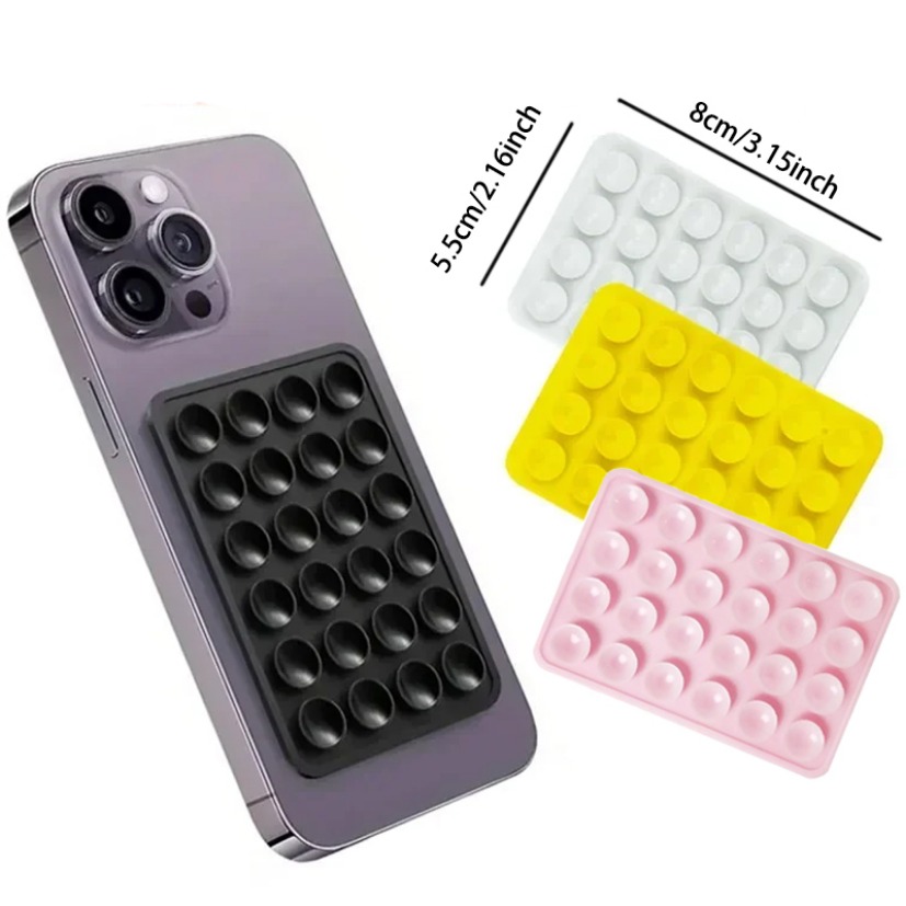 حامل هاتف سيليكون لاصق بقاعدة  - مراجعة Phone Accessories Are وسعره