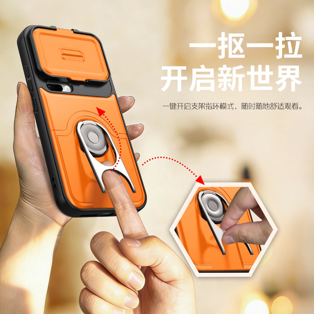 غطاء حماية للكاميرا مع حامل حل - مراجعة Phone Kickstand Ring وسعره