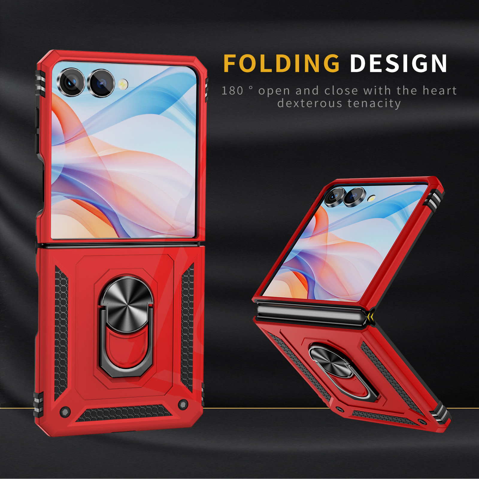 حافظة هاتف عسكرية مضادة للصدما - مراجعة Phone Kickstand Ring وسعره