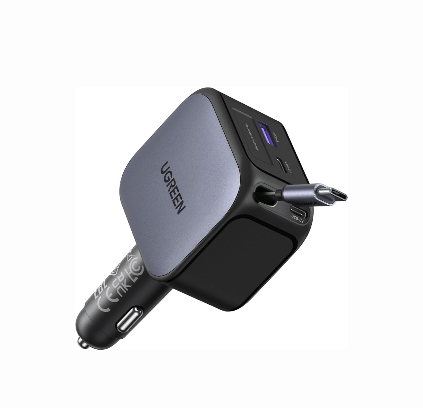 UGREEN 145W 3C1A شاحن سيارة قا - مراجعة Fast Charging Cable وسعره