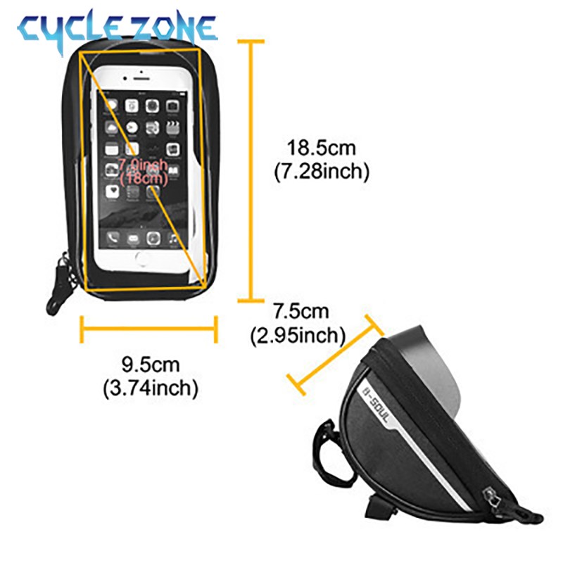 دراجة جبلية حقيبة شاشة تعمل با - مراجعة Phone Zone Accessories & Repair Photos وسعره