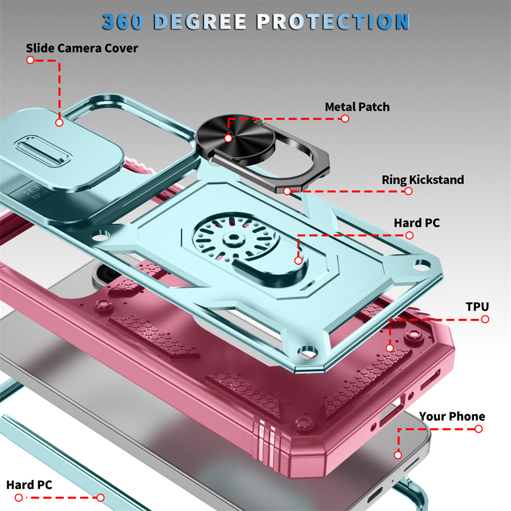 360 حلقة حامل مسنده الشريحة كا - مراجعة Phone Kickstand Ring وسعره