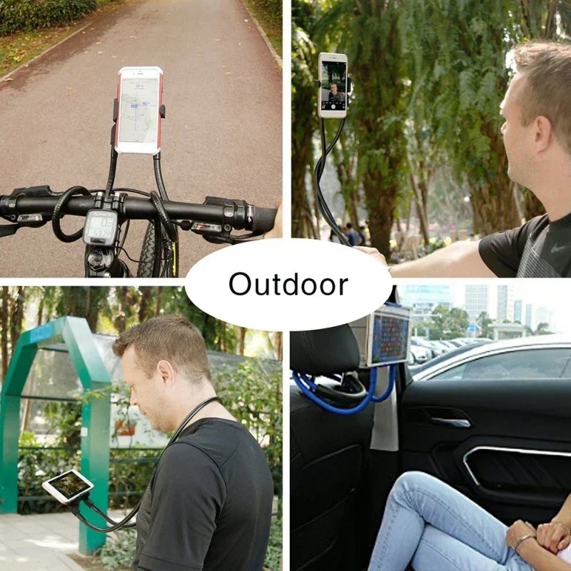 حامل هاتف محمول مرن للتعليق حو - مراجعة Neck Hanging Phone Holder وسعره