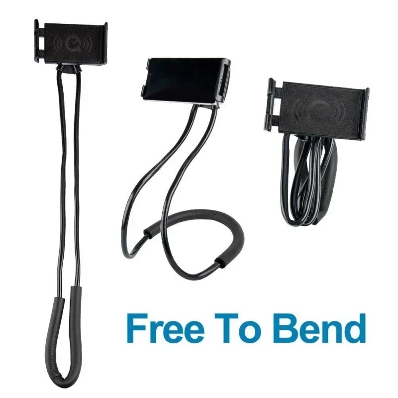 حامل هاتف محمول مرن للتعليق حو - مراجعة Neck Hanging Phone Holder وسعره