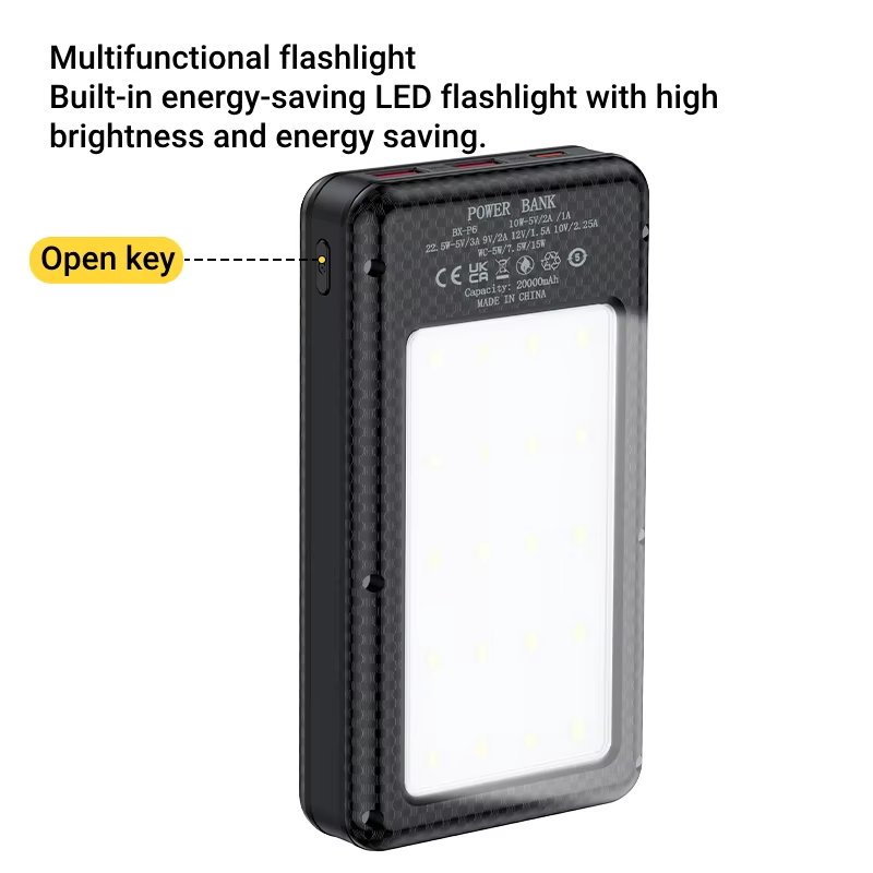 علبة باور بانك KEBIDUMEI DIY ل - مراجعة Led Flash Case وسعره
