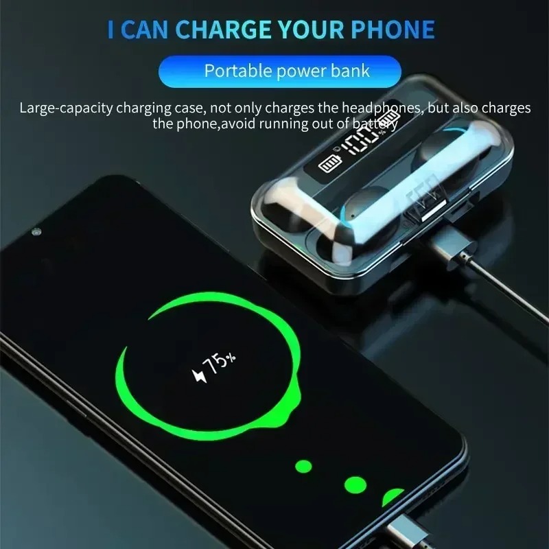 سماعات بلوتوث F9 جديدة بصوت ست - مراجعة Phone Accessories Amazon وسعره