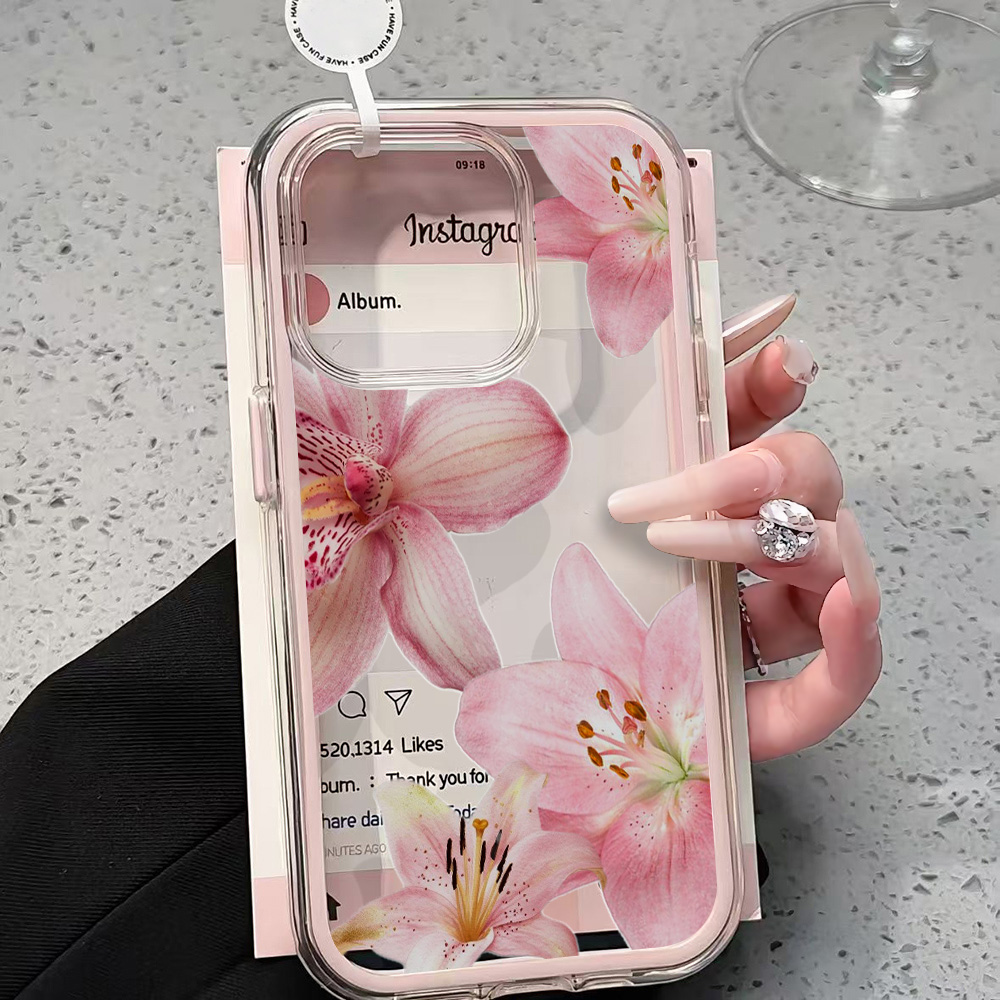 غطاء هاتف شفاف بتصميم زهرة الز - مراجعة Phone Case Clear وسعره
