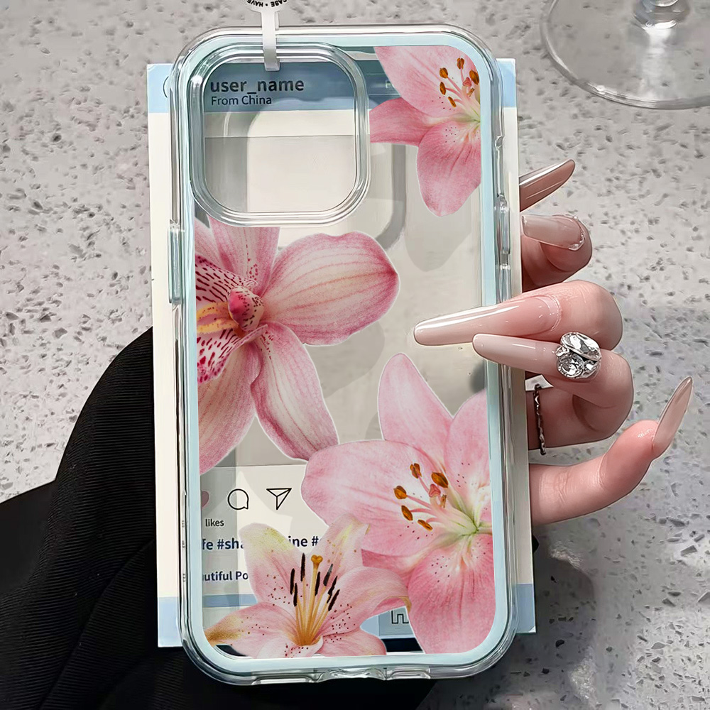 غطاء هاتف شفاف بتصميم زهرة الز - مراجعة Phone Case Clear وسعره
