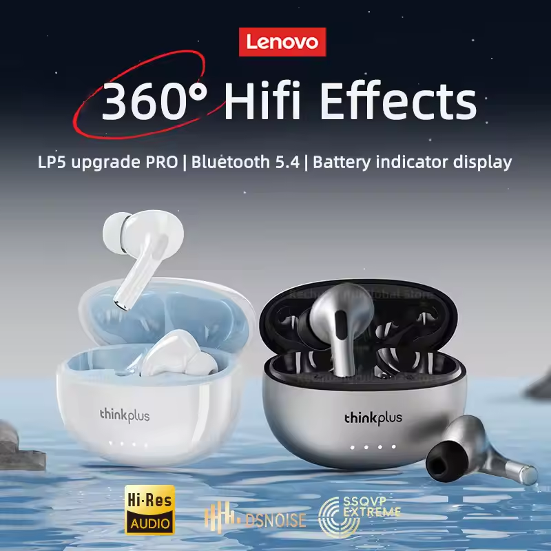 سماعات لينوفو LP5 Pro TWS الأص - مراجعة Phone Accessories Amazon وسعره