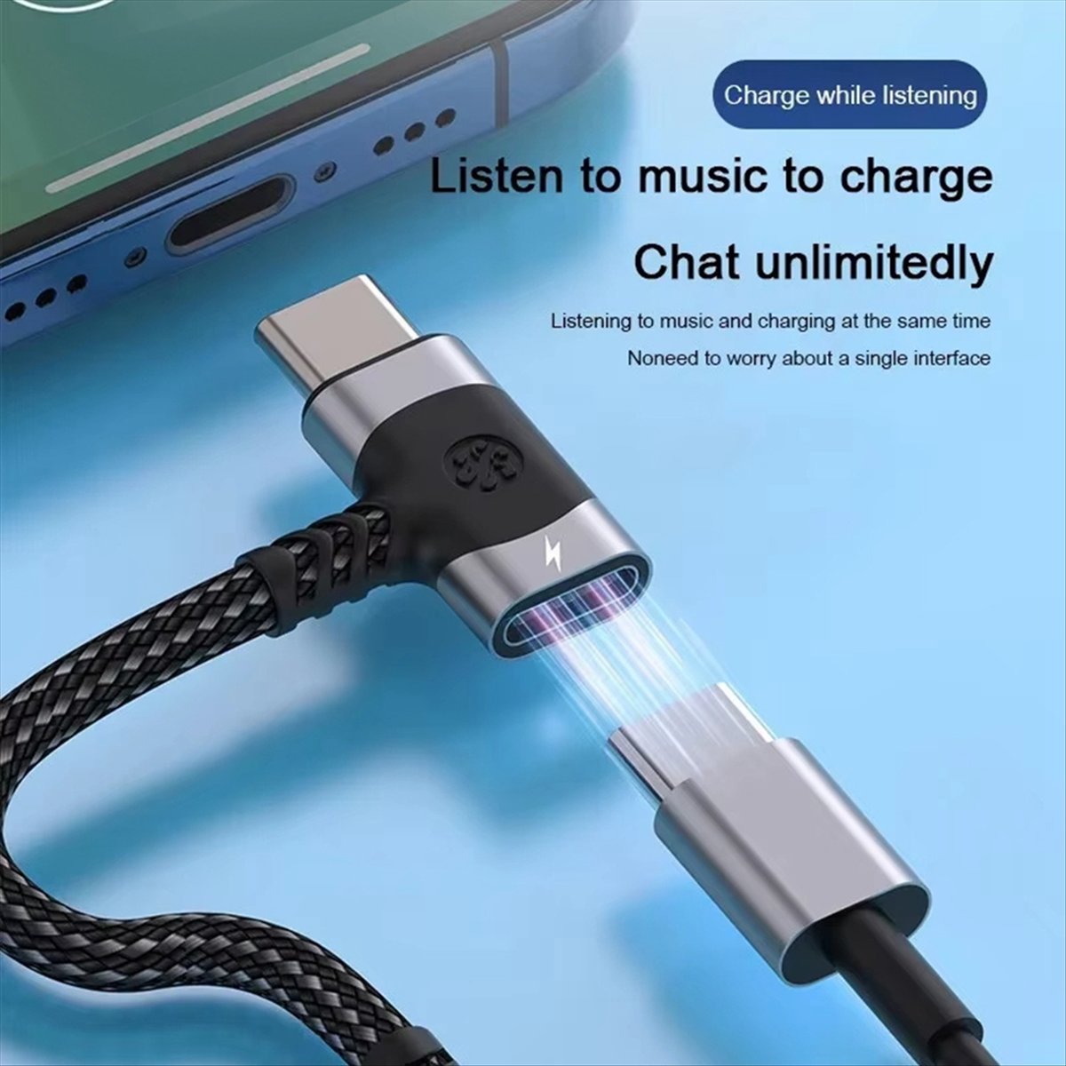*A14E 2 في 1 USB C إلى 3.5 ملم - مراجعة Fast Charging Cable وسعره