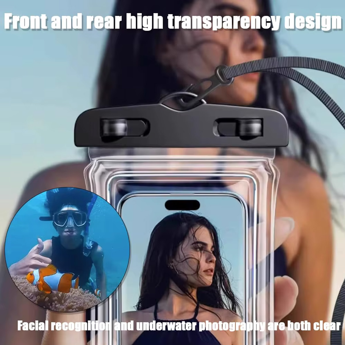 حافظة هاتف مضادة للماء مع وساد - مراجعة Neck Hanging Phone Holder وسعره