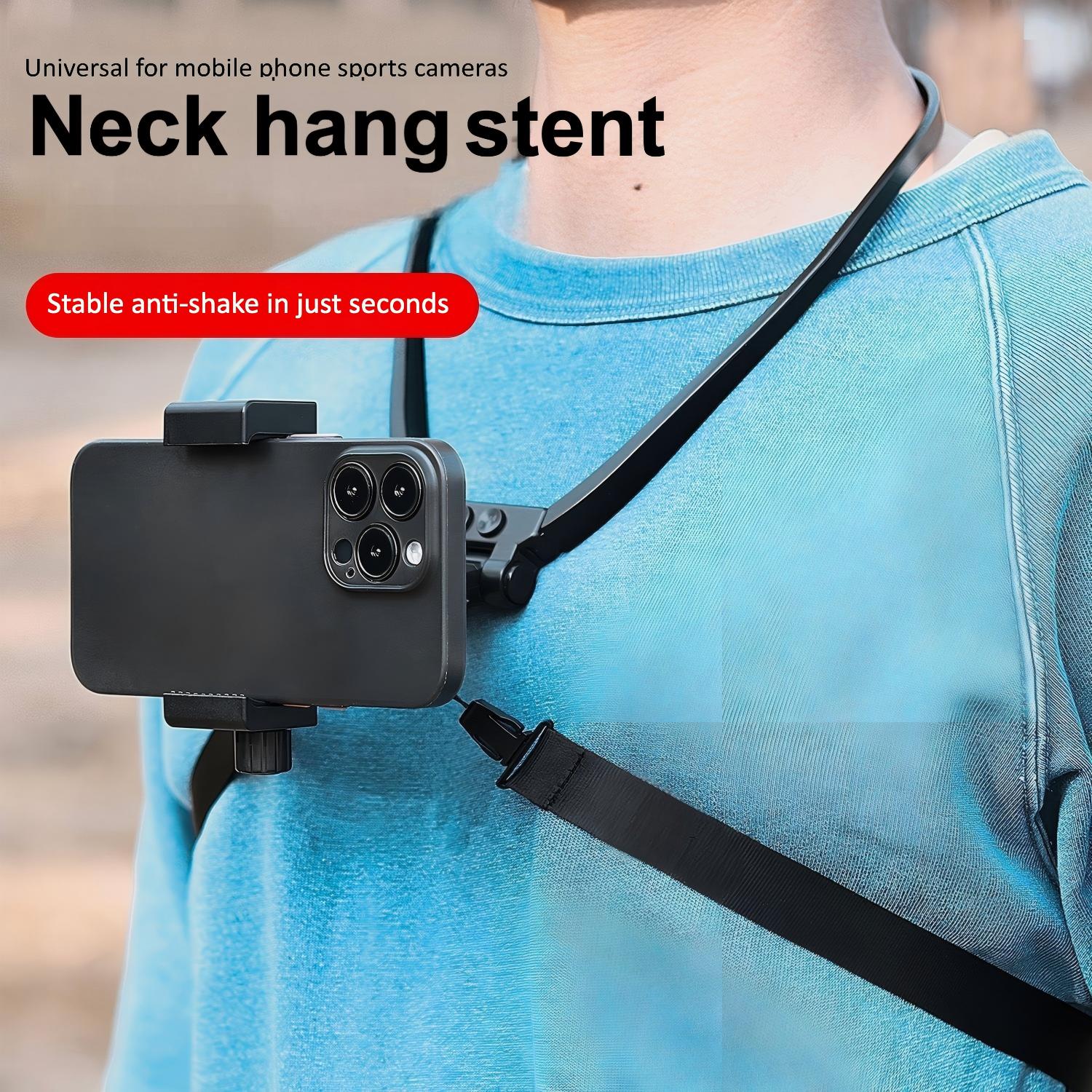 حامل هاتف عالمي قابل للتعليق ح - مراجعة Neck Hanging Phone Holder وسعره