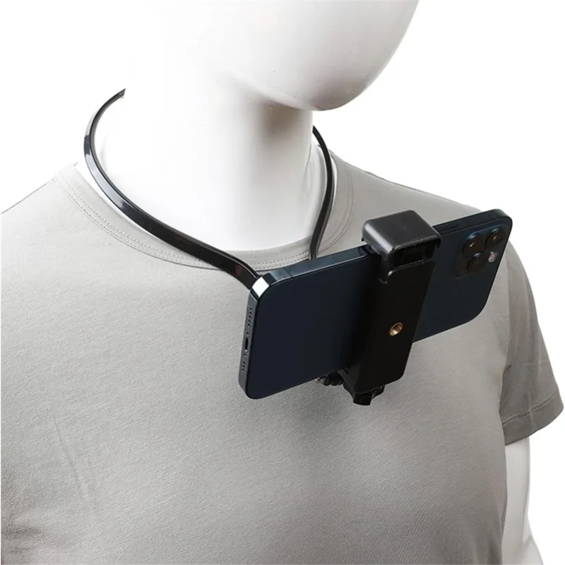 حامل هاتف عالمي قابل للتعليق ح - مراجعة Neck Hanging Phone Holder وسعره