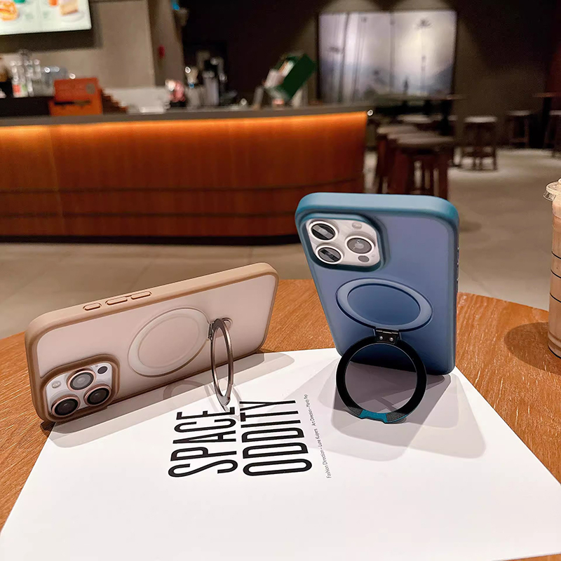 جراب هاتف زجاجي غير لامع مع حا - مراجعة Phone Accessories Ring وسعره