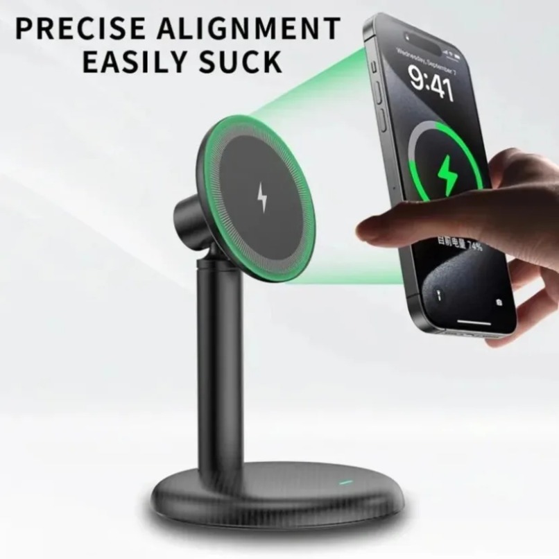 حامل هاتف مغناطيسي لسطح المكتب - مراجعة Fast Charging Cable وسعره
