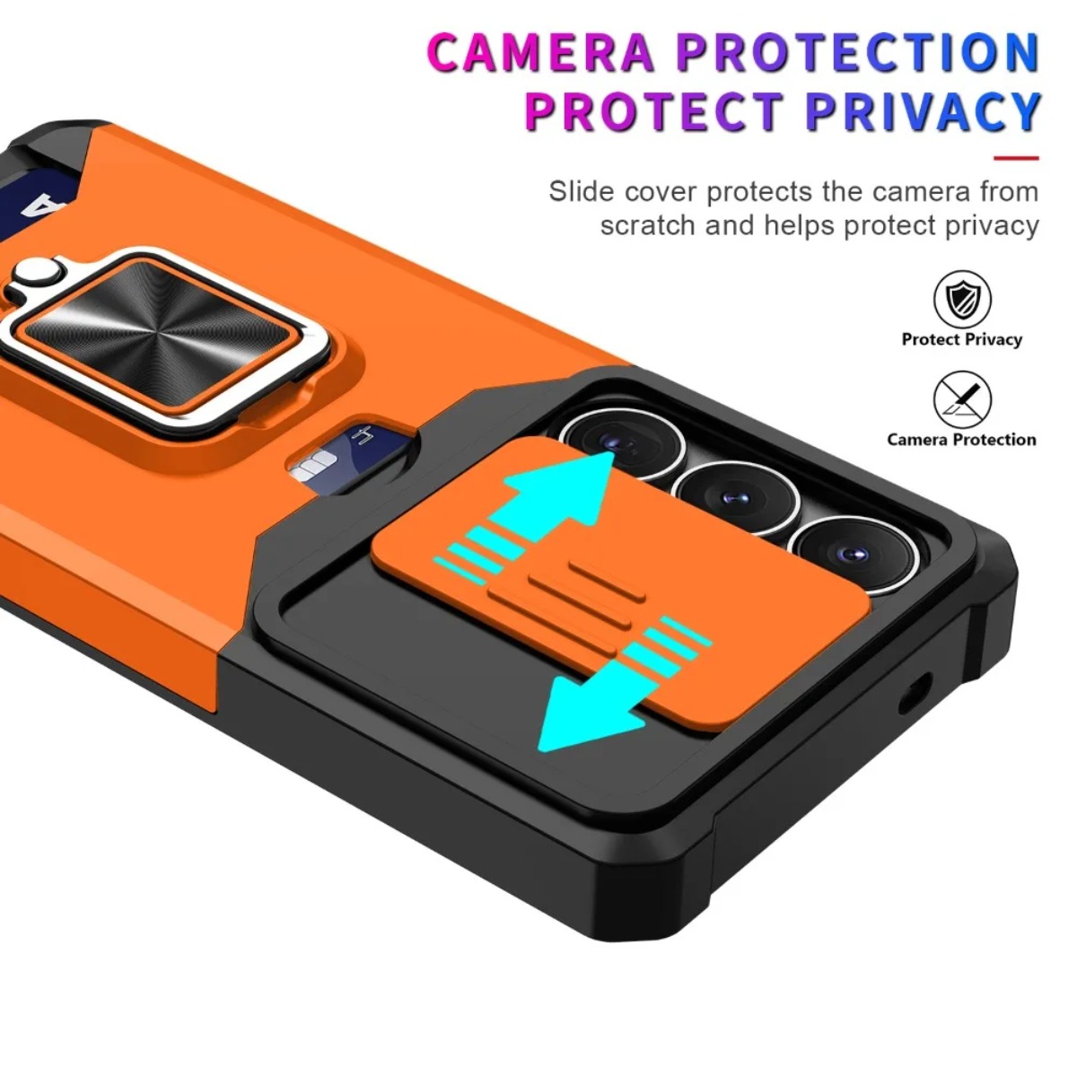 حافظة هاتف بفتحة للبطاقات وحام - مراجعة Phone Accessories Ring وسعره