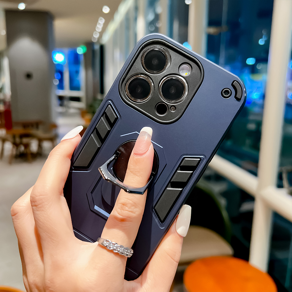 جراب هاتف مغناطيسي بحلقة ومسند - مراجعة Phone Kickstand Ring وسعره