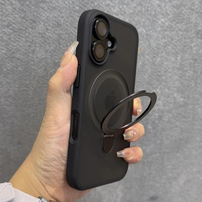 غطاء هاتف بحامل حلقي غير لامع  - مراجعة Phone Accessories Ring وسعره