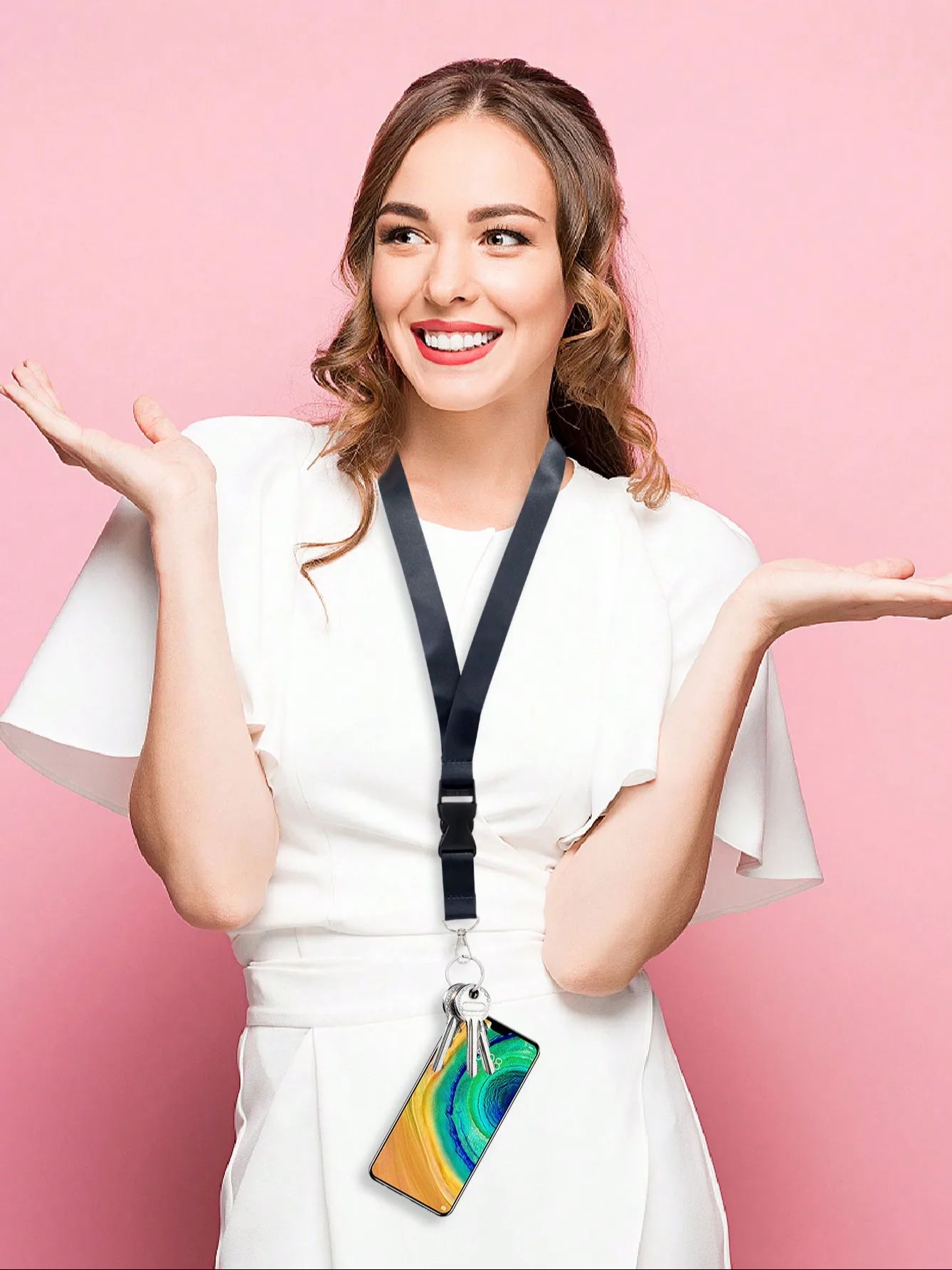 الهاتف المحمول الحبل موضة الأس - مراجعة Neck Hanging Phone Holder وسعره