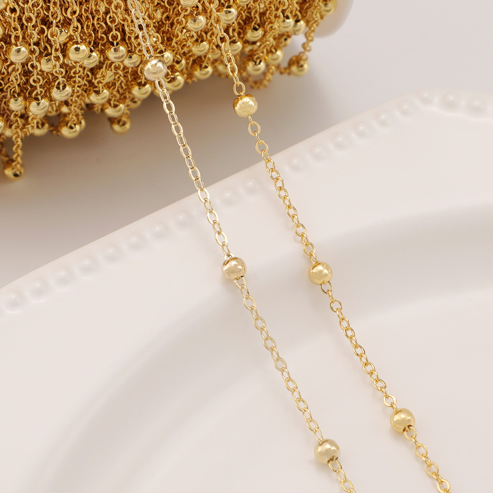 سلسلة خرز ذهبية عيار 18 قيراط  - مراجعة Phone Accessories Wholesale وسعره